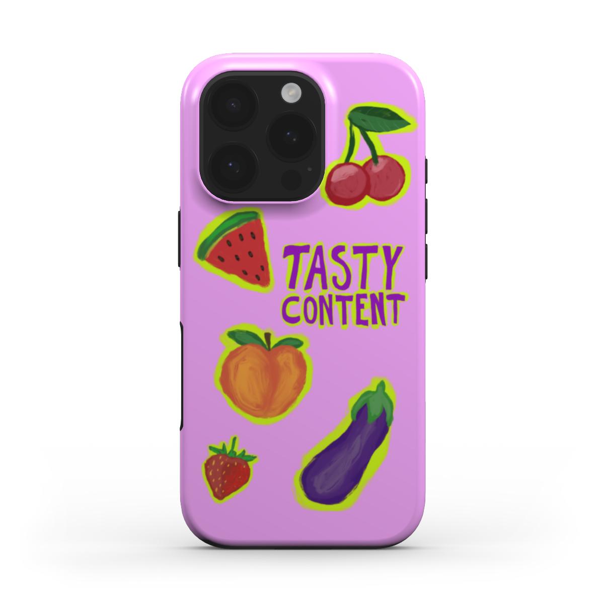 tasty content, pink