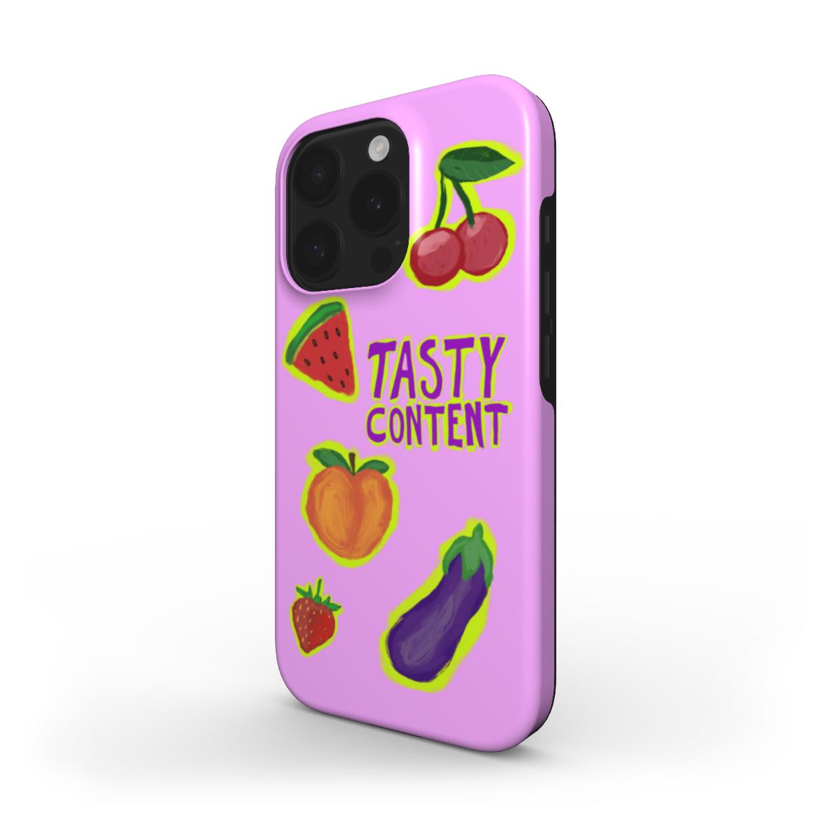tasty content, pink